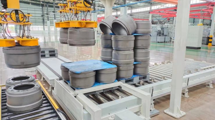 Magnetic Grippers for Automotive Wheel Automated Handling