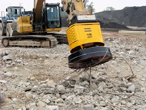 Atlas Copco Hydro Magnet Picks Up Profit From Demolition Waste