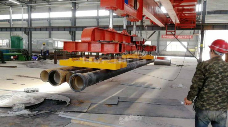 Cast Iron Pipes Lifting Solution: Magnet | Magnet for Excavator