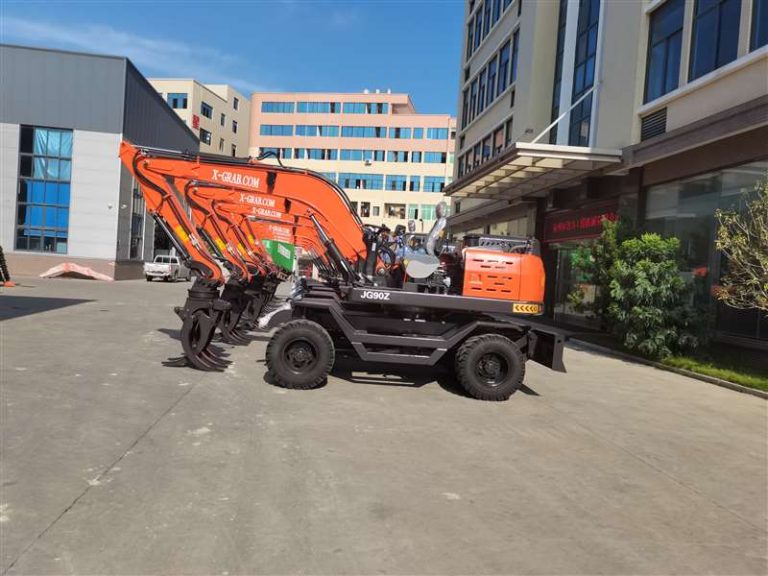 Jinggong Grapple Excavator Travels Across Oceans!-Hydraulic Scrap Magnet