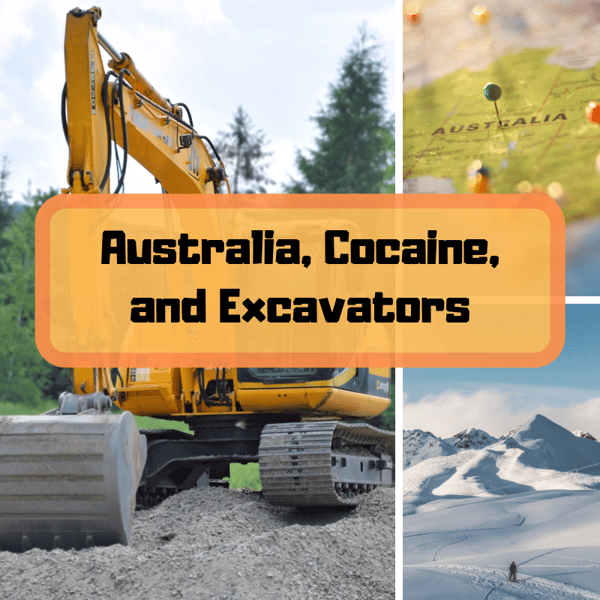 Australia, Cocaine, and Excavators- Excavator Magnet Attachment