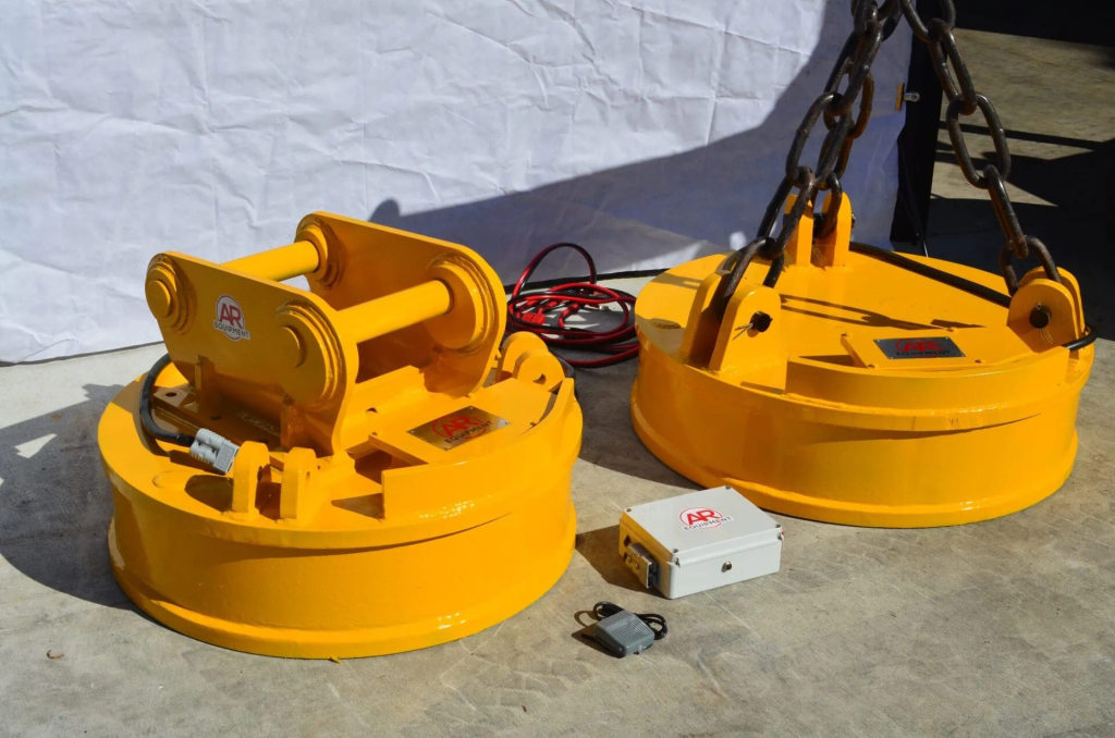 excavator magnet attachment