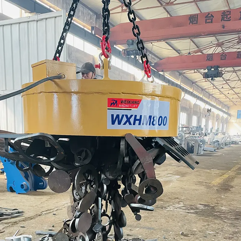 Keywords: circular lifting magnet, hydraulic magnet for excavator