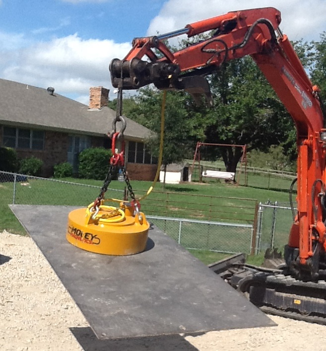 excavator magnet attachment