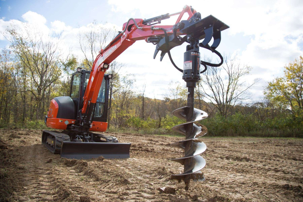 excavator auger attachment