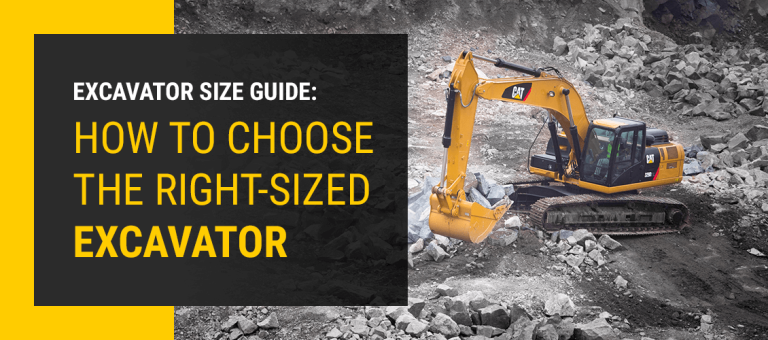 Excavator Size Guide: How to Choose the Right-Sized Excavator