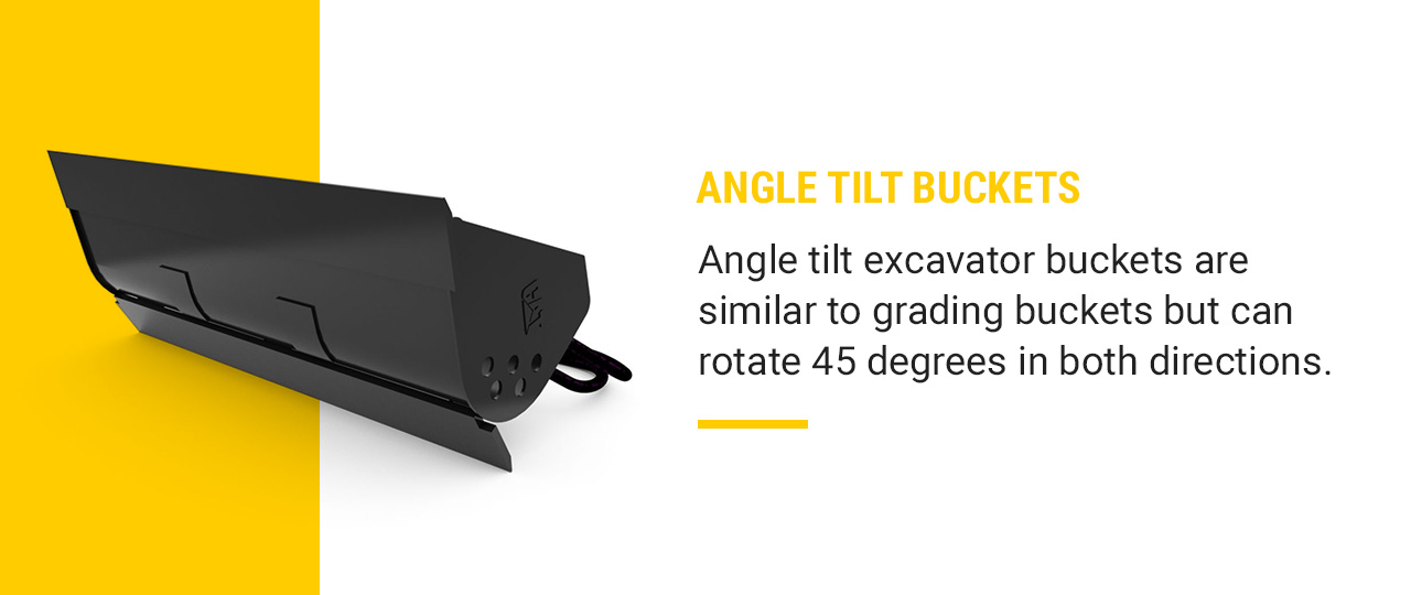 excavator bucket dimensions