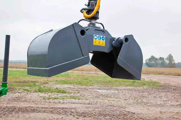 excavator grapple bucket