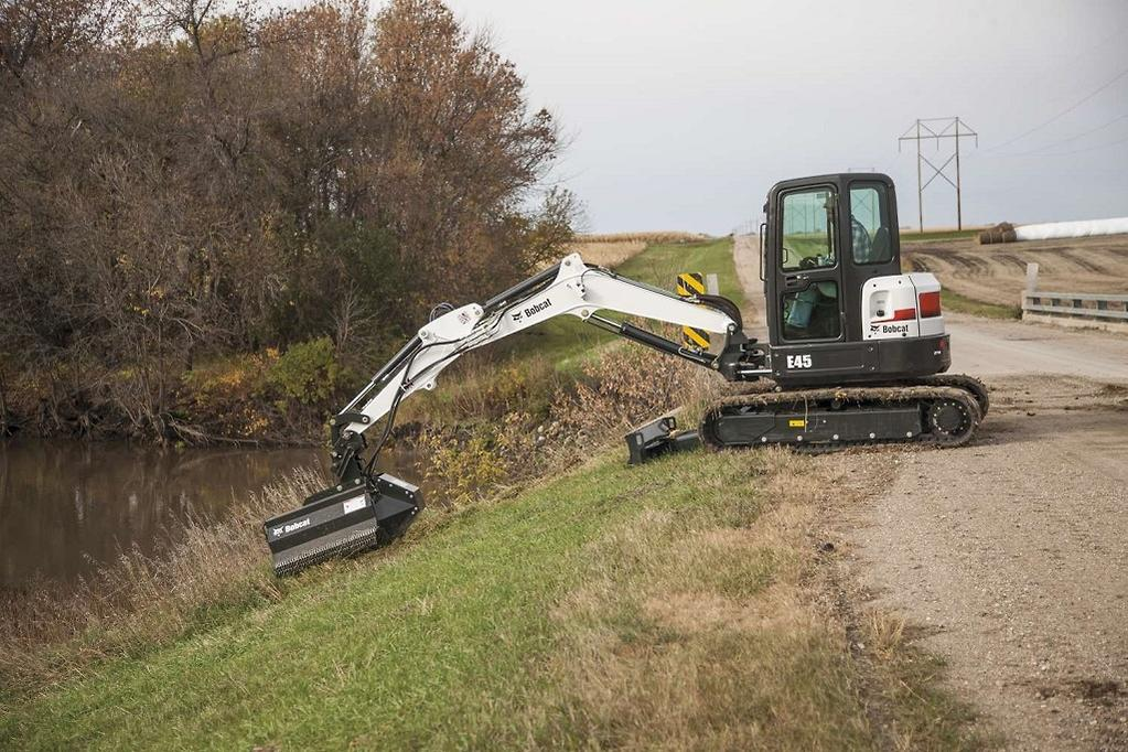 types of excavator attachments