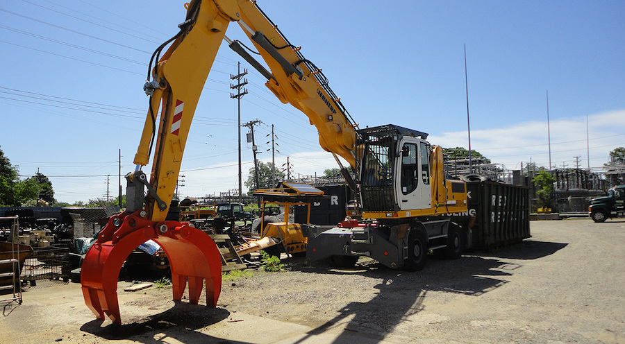 Excavator grapple bucket