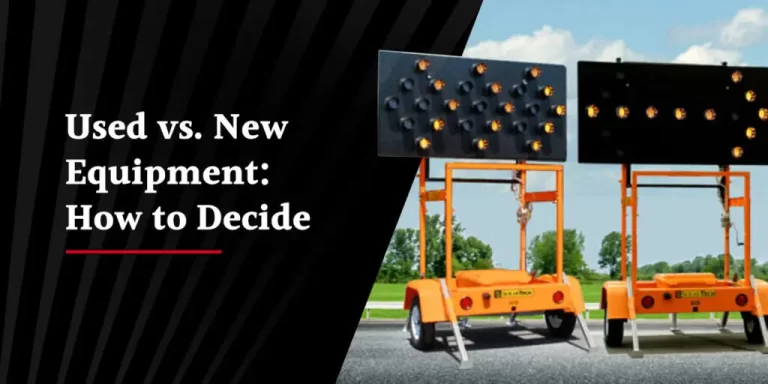 Excavator & attachments| Used vs. New Equipment